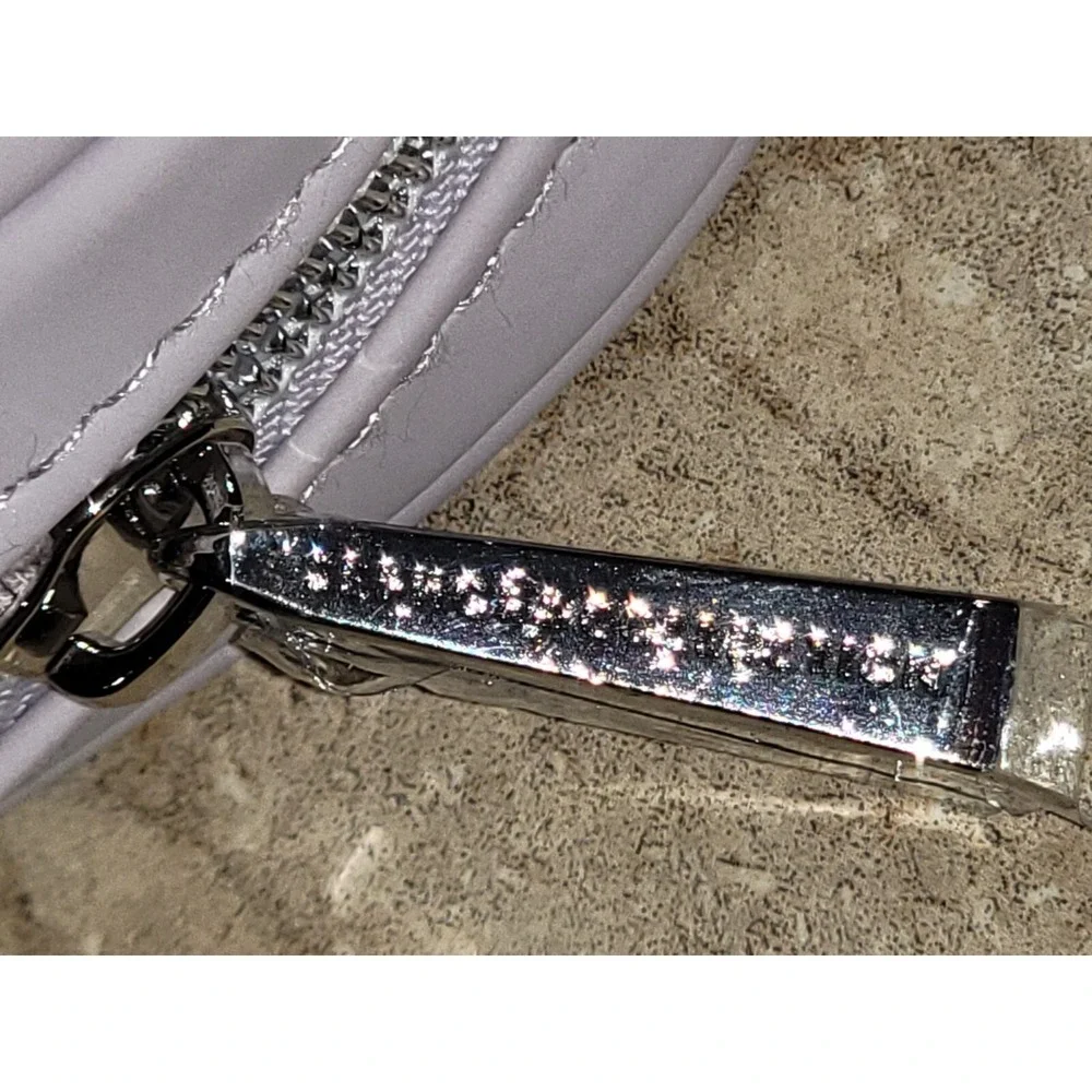NWOT Sephora Clutch Bag Gray Make Up Brush holder fold‎ Faux Leather Travel